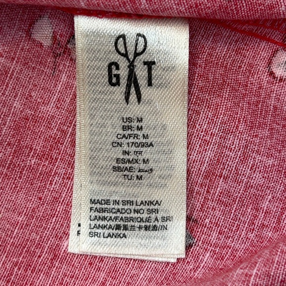 GOODTHREADS Red Flutter-Sleeve Dress with Pockets Size Medium s19 - Picture 7 of 8